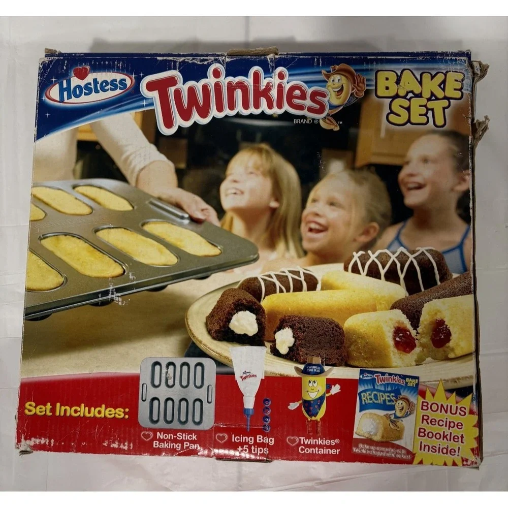 New Hostess Twinkies‎ Brand 2006 Novelty Mini Cakes Bake Set #91342 Vintage